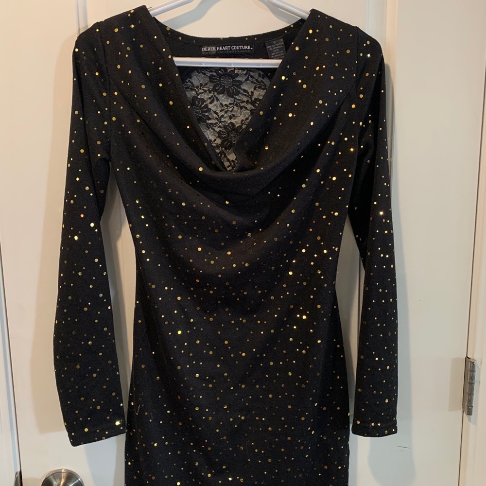 Derek Heart Couture black mini dress